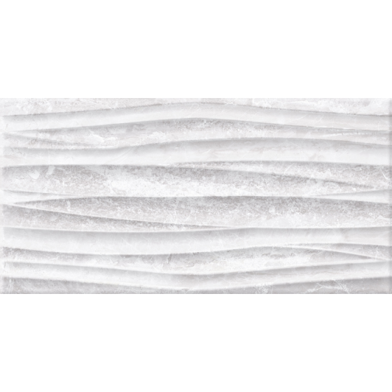 Boheme Olas Gris 25x50 διακοσμητικό ματ πλακίδιο τοίχου γκρι